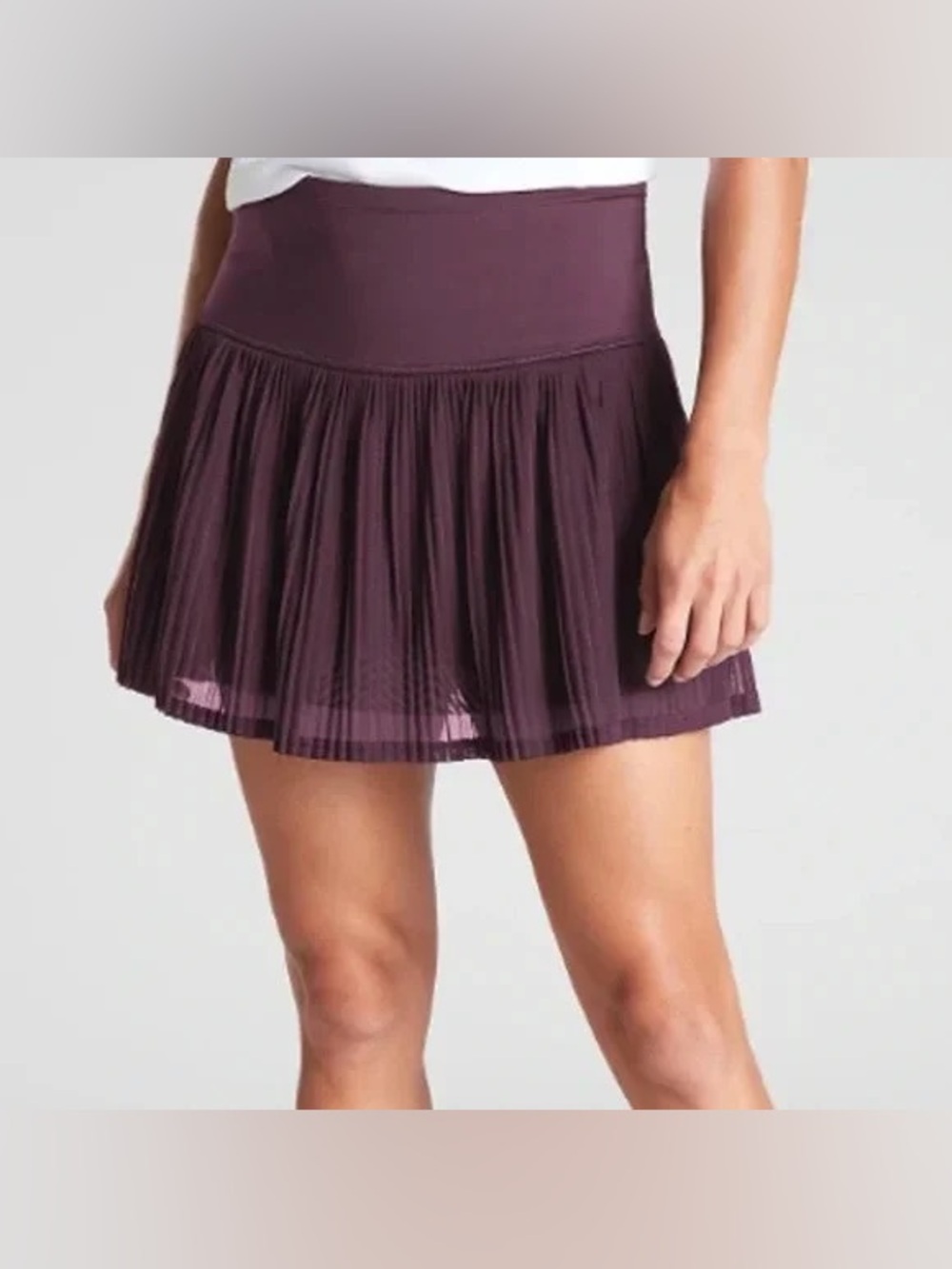 Athleta A-Game Mesh Skort 13.5” Purple Size Medium
